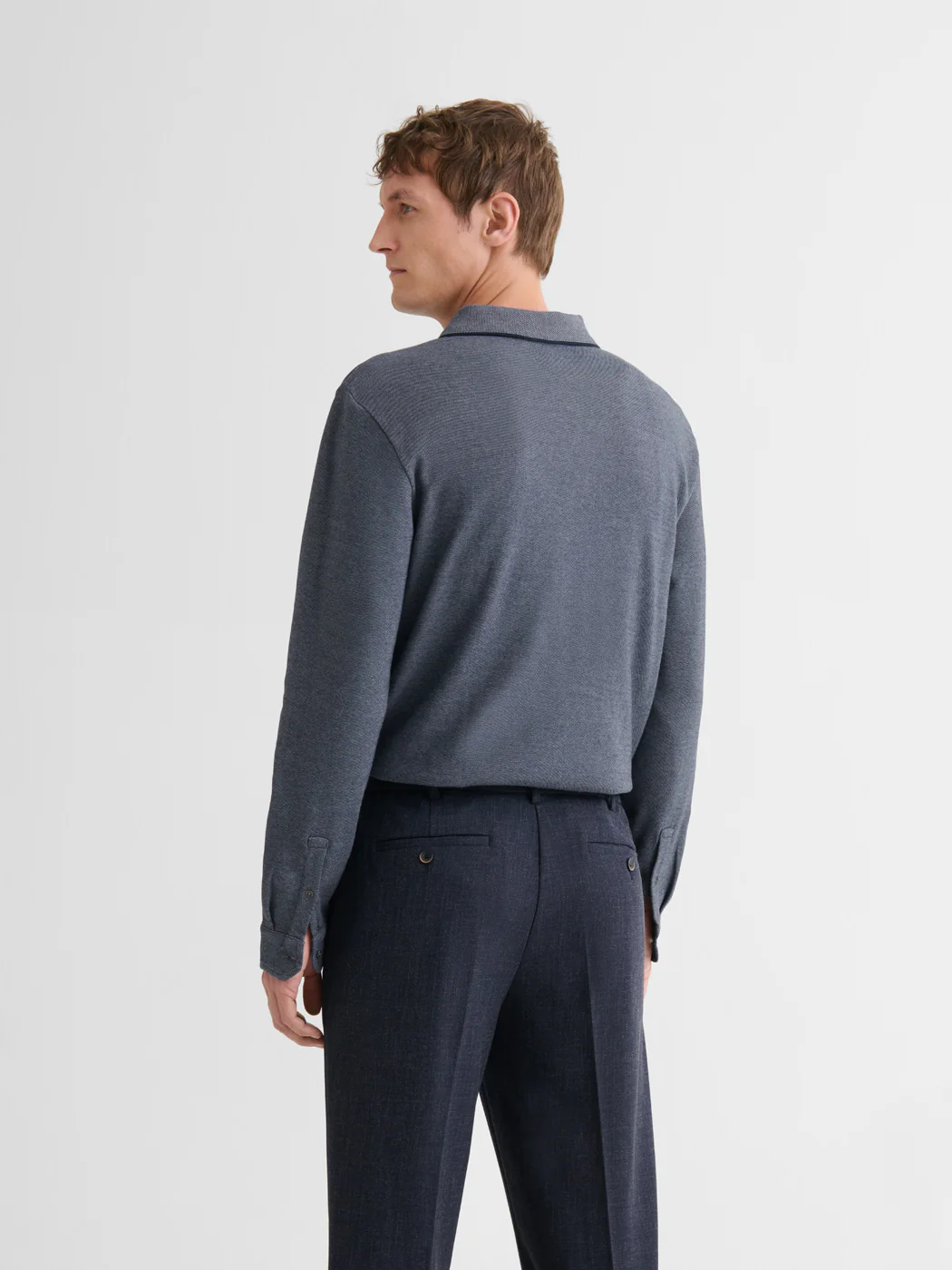 Polo zippé  en coton