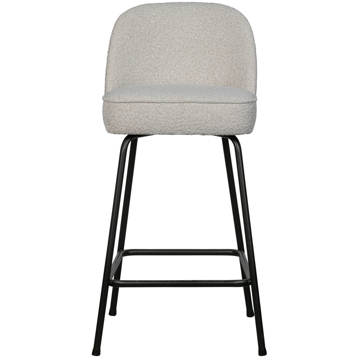 WOOOD barstoel Vogue - Velvet - Naturel - 89x50x55