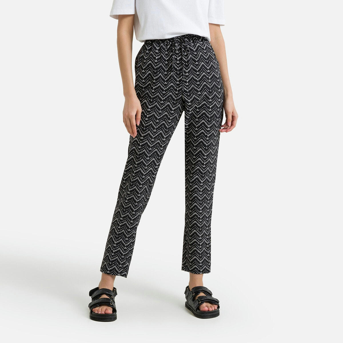 Pantalon slim imprimé