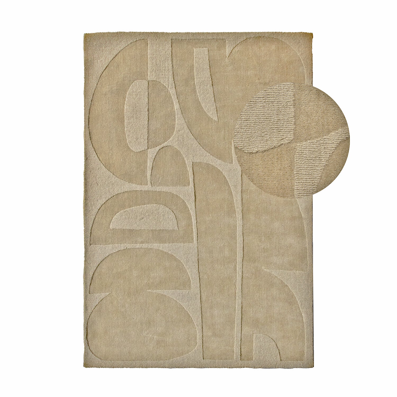 by fonQ Reform Vloerkleed 200 x 290 cm - Dusty Green