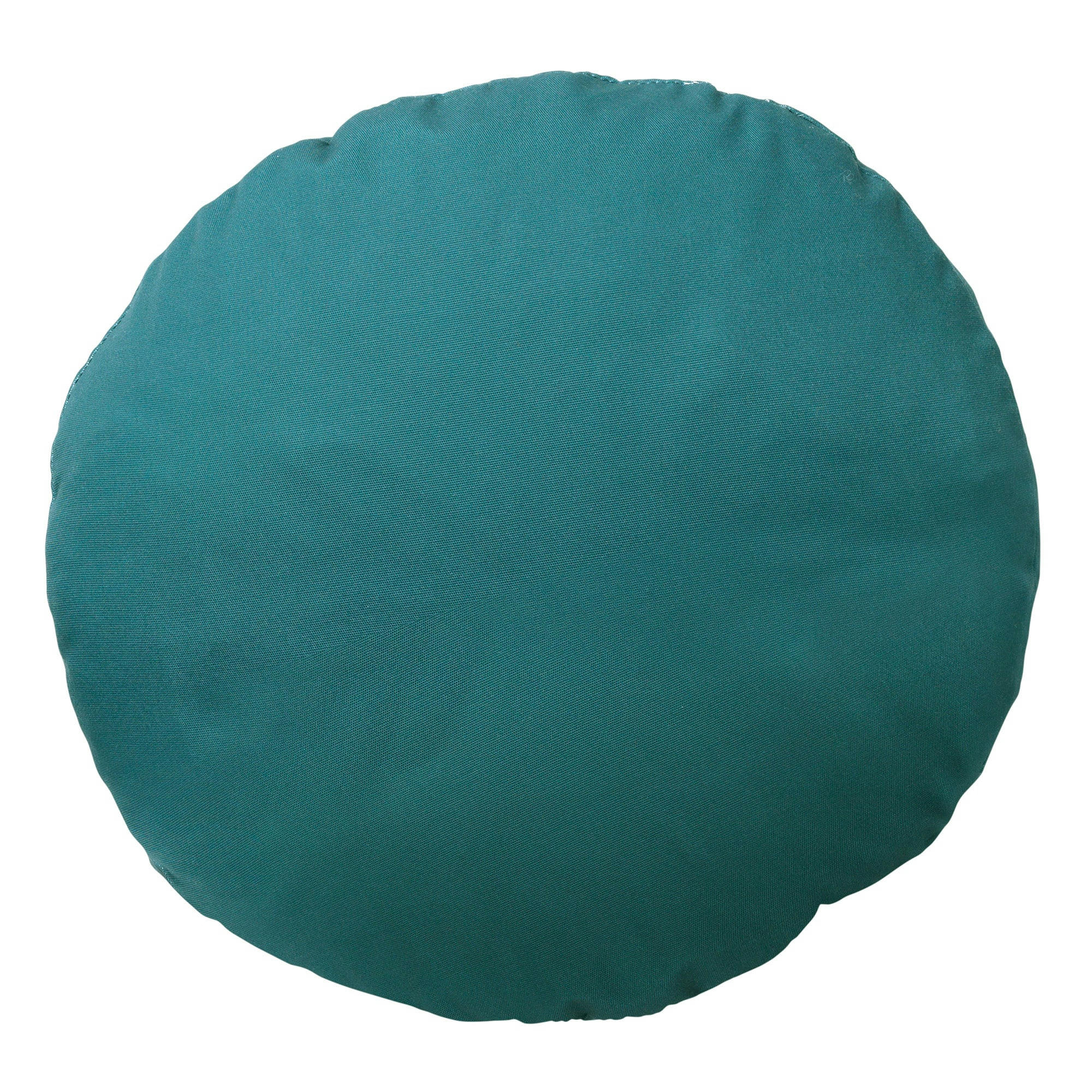 - Coussin rond vert doux 40 cm uni