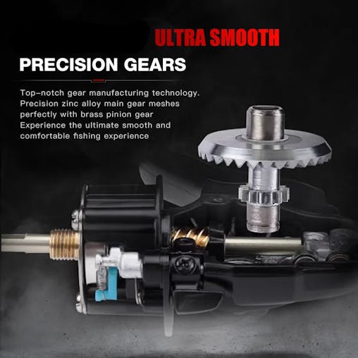 NNEOBA Ultralight Carbon Fiber Spinning Reel 9kg Max Drag Black