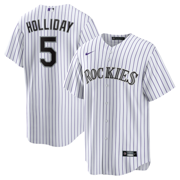 Matt Holliday Colorado Rockies Nike Home Retired Player Replica Jersey - White