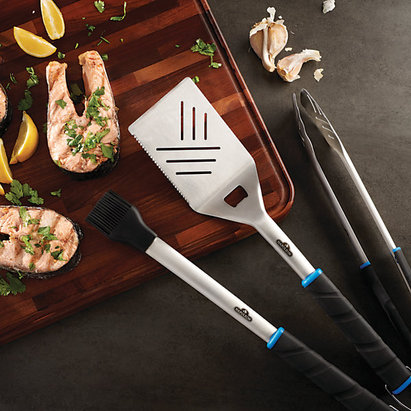 Ensemble d'ustensiles pour barbecue en acier inoxydable Napoleon 3 pièces