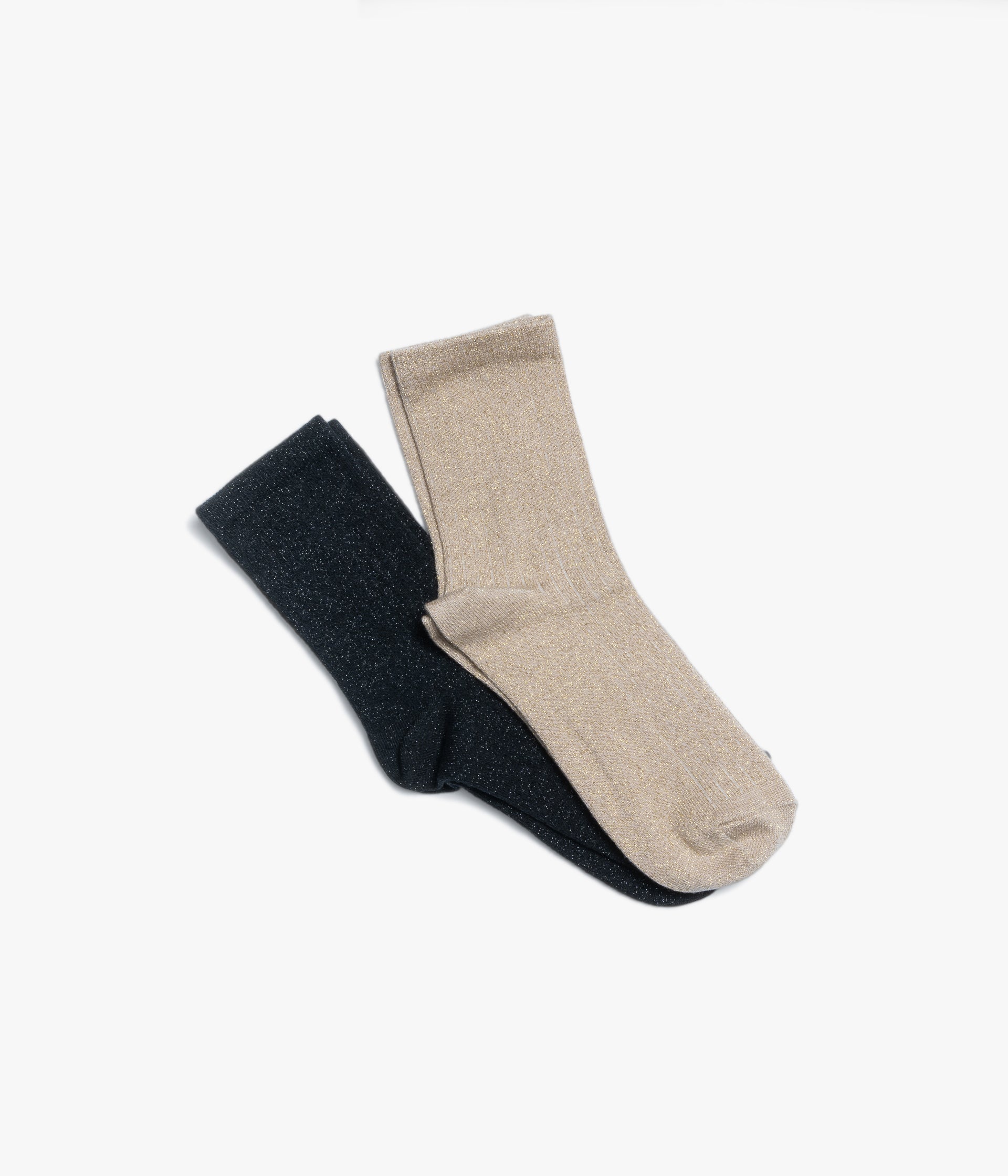 Chaussettes Nellia noir et écru