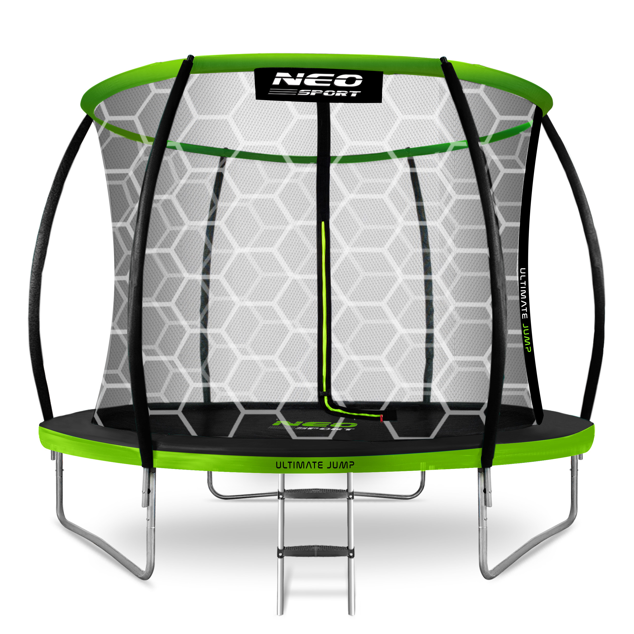 Trampolina ogrodowa z siatką wewnętrzną Neo-Sport 312cm 10ft