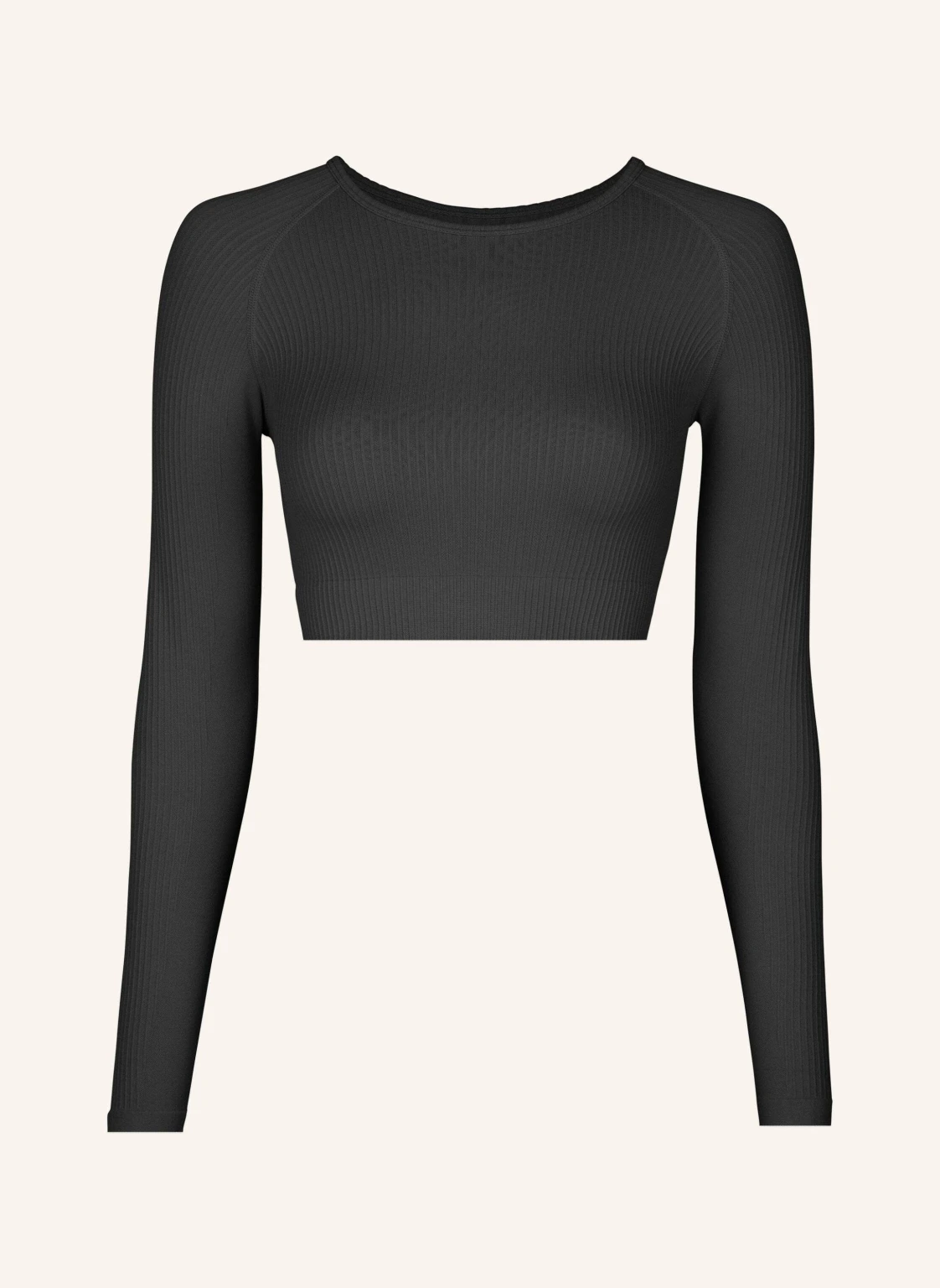 SNOCKS Geripptes Sportshirt langarm
