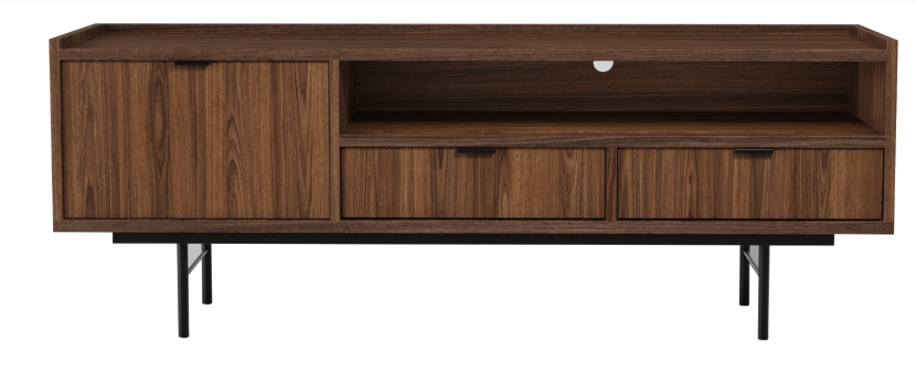 Orzech Warmia Szafka rtv 150cm Eden KM