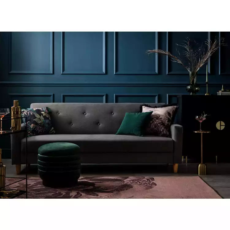 Habitat Brooks Fabric 3 Seater Clic Clac Sofa Bed - Grey