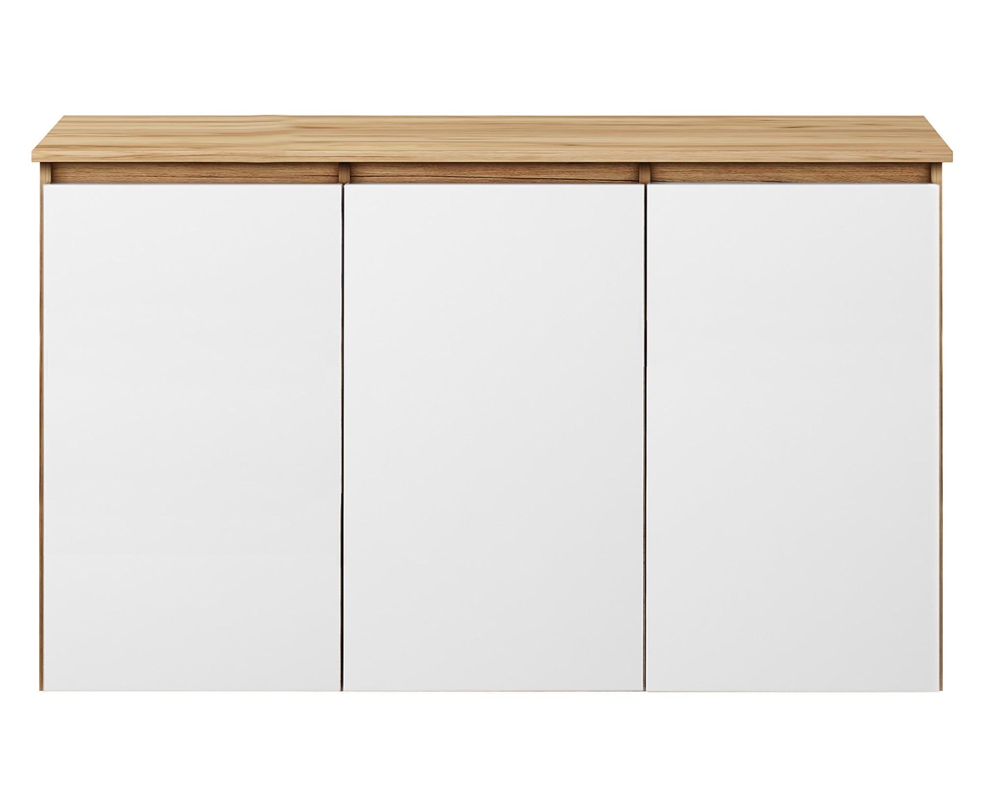 Komoda Megan 120 K1 Dąb Craft Złoty / Biały 120X45X75 Cm