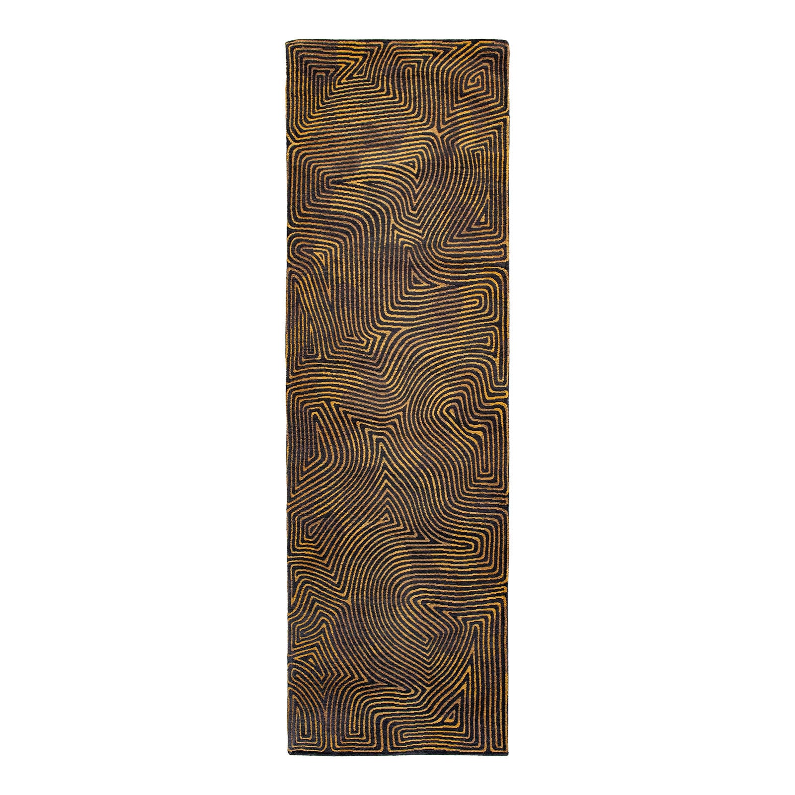 Louis De Poortere vloerkleed Black Gold - bruin - 80x250cm
