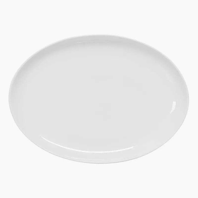 Półmisek owalny DUKA FELICIA biały porcelana