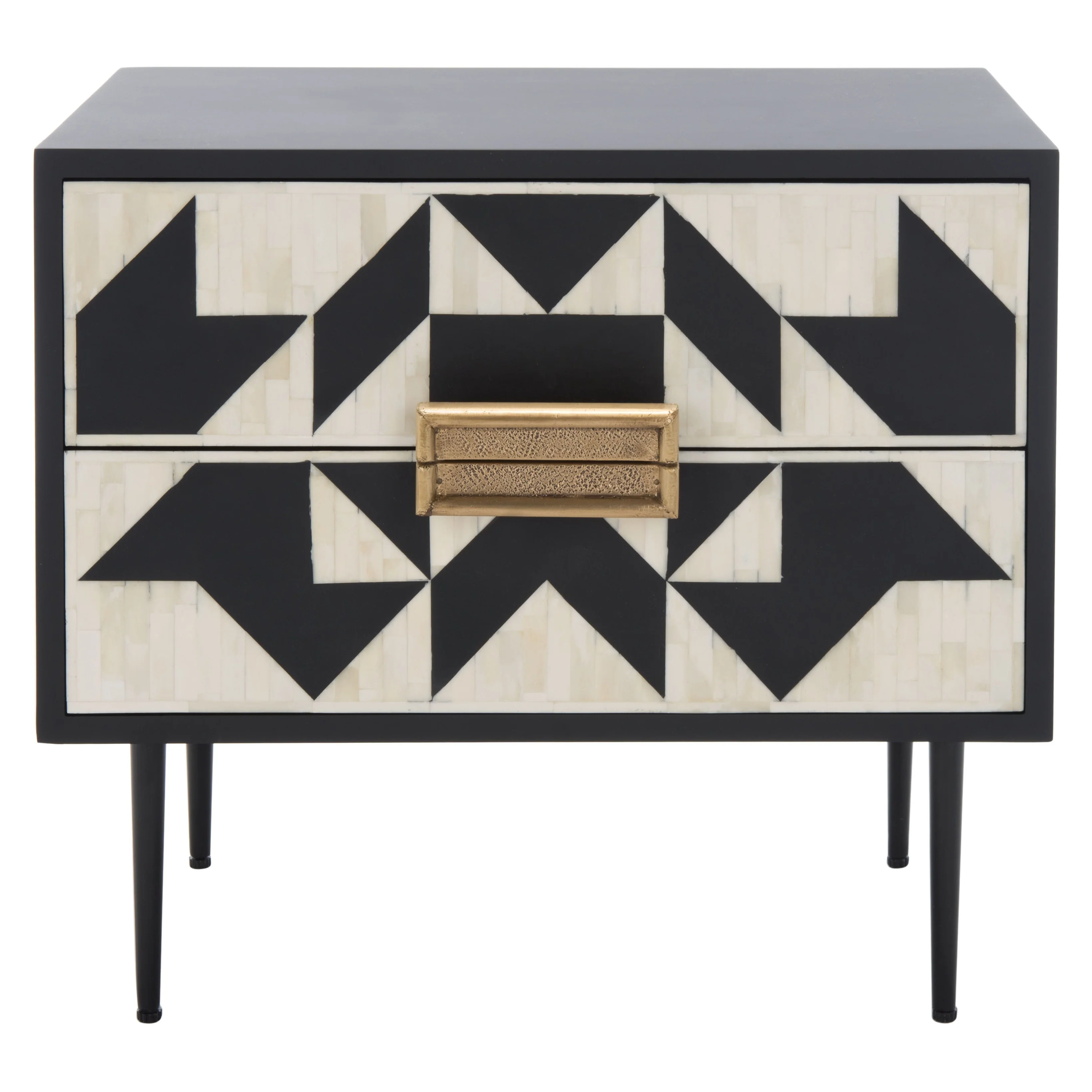 SAFAVIEH Couture Lysandra Two Drawer Nightstand