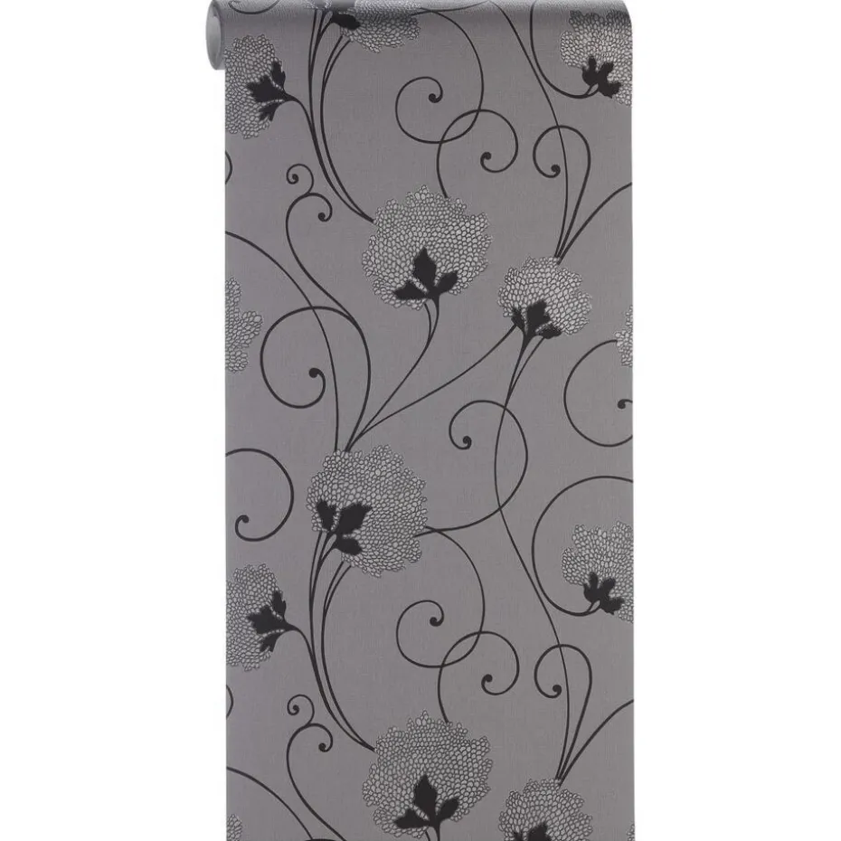 Kwantum Vliesbehang | Behang Romy  Grijs