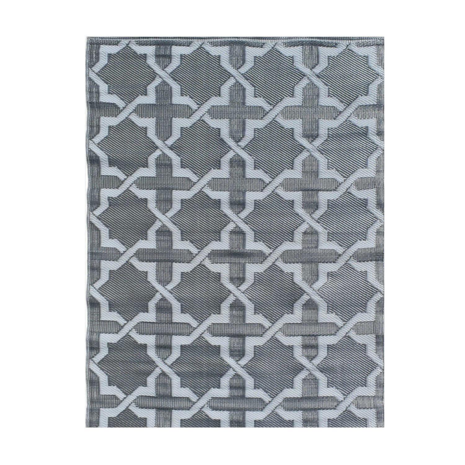 SANARY - Tapis extérieur gris 120x160