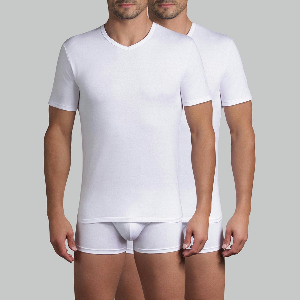 Lot de 2 t-shirts X-TEMP col V