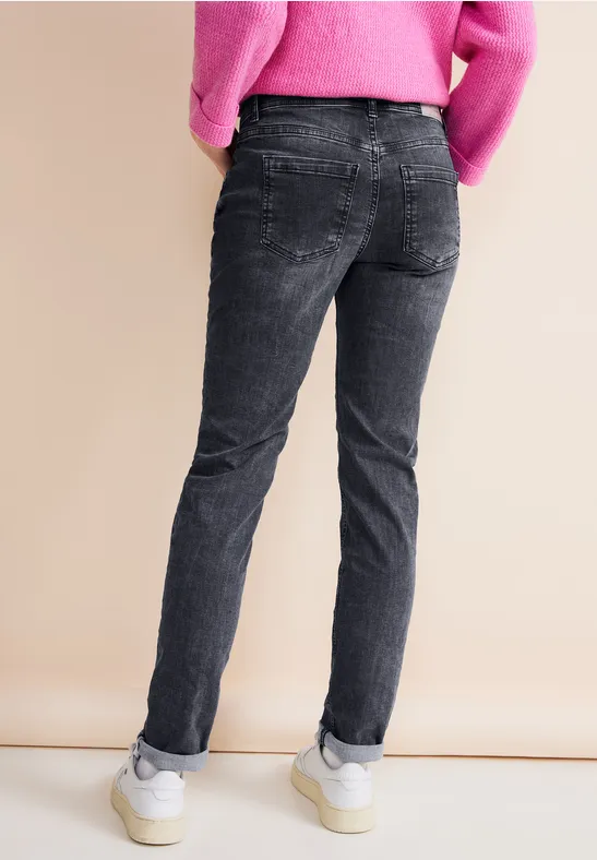 Graue Casual Fit Jeans