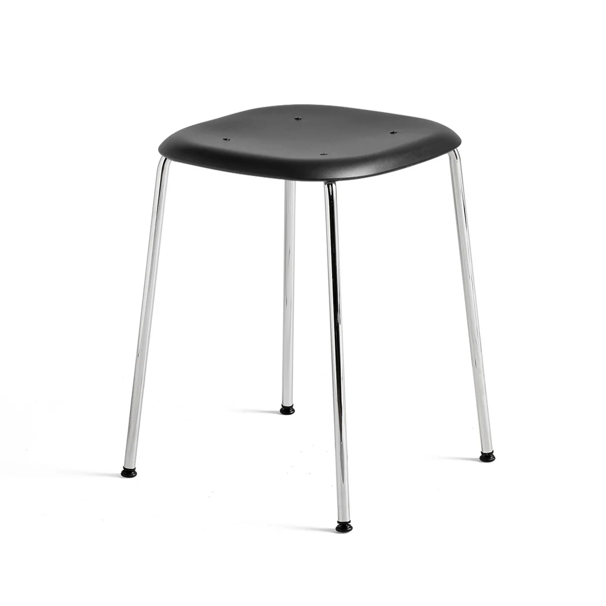HAY - Soft Edge 75 Hocker, schwarz