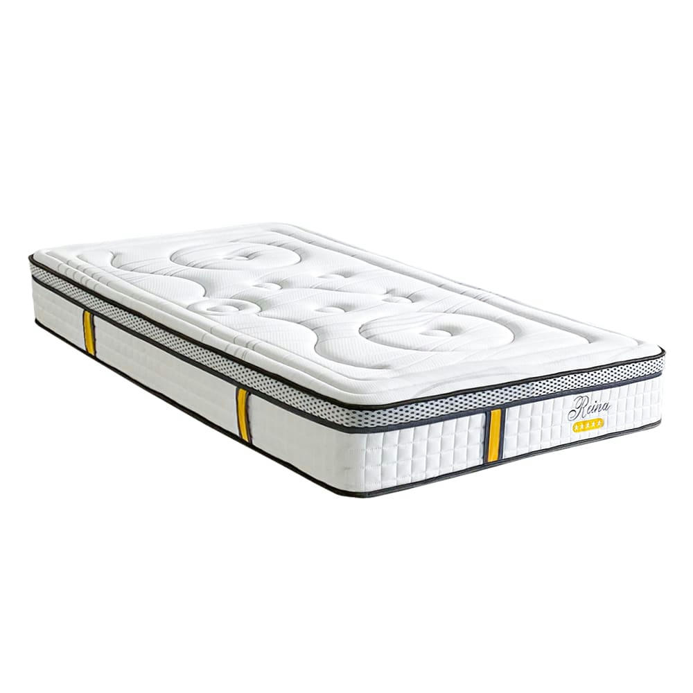 REINA 2.0 - Ensemble  90x200  Matelas Ressorts + Alèse anti punaise