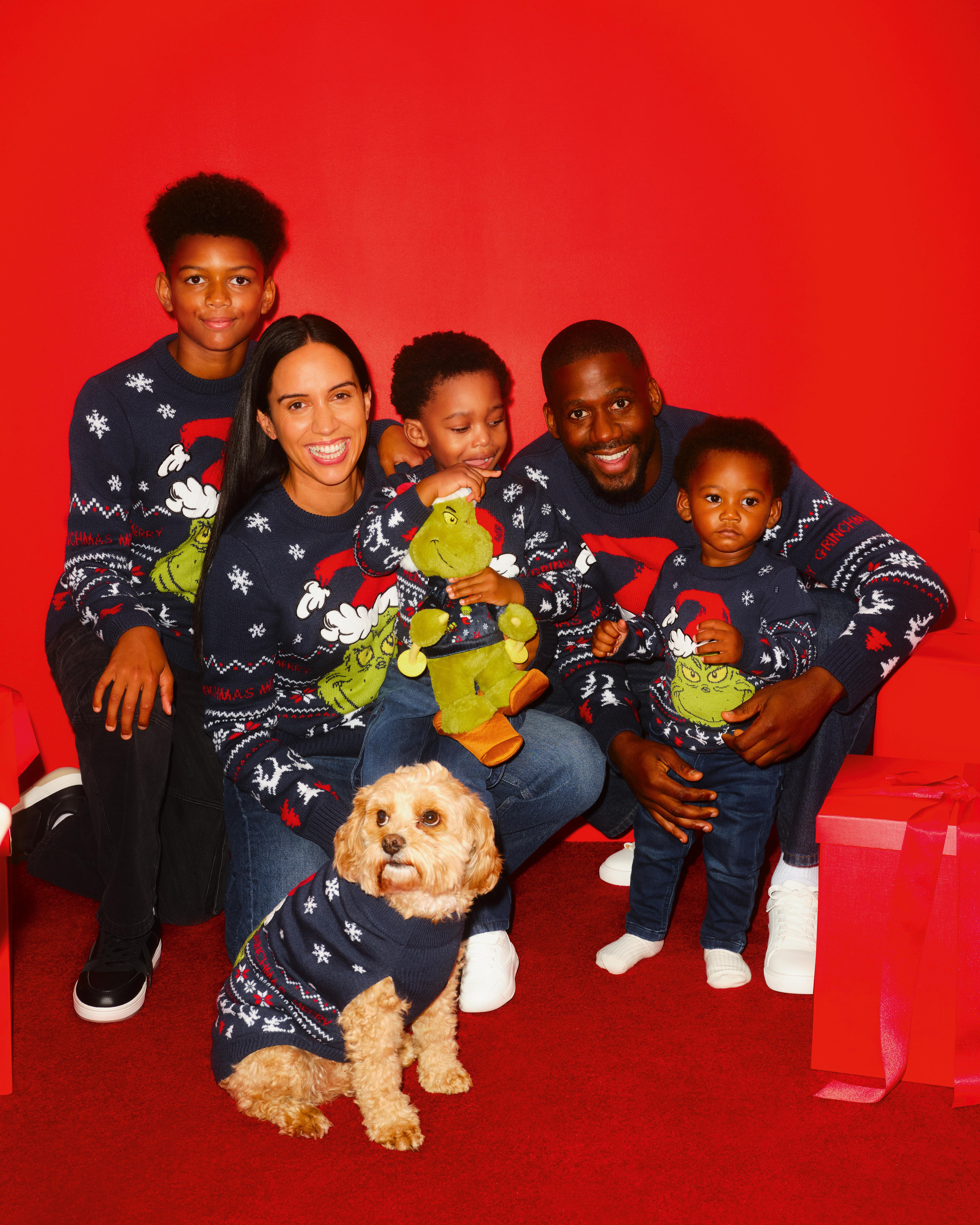 Men's The Grinch Family Christmas Sweater