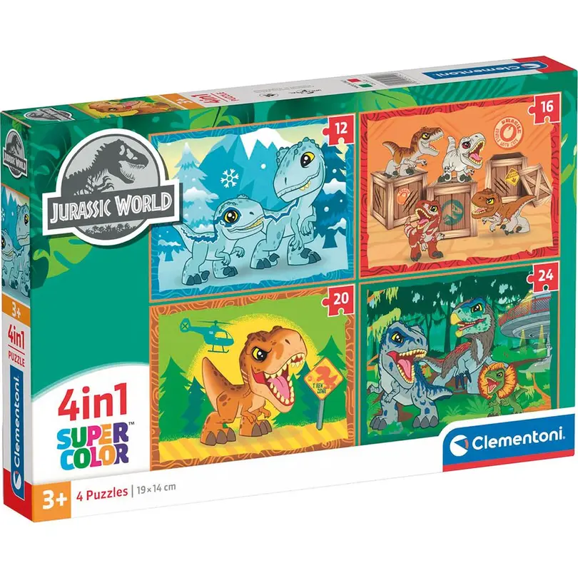 Puzzle 4-teilig Jurassic World