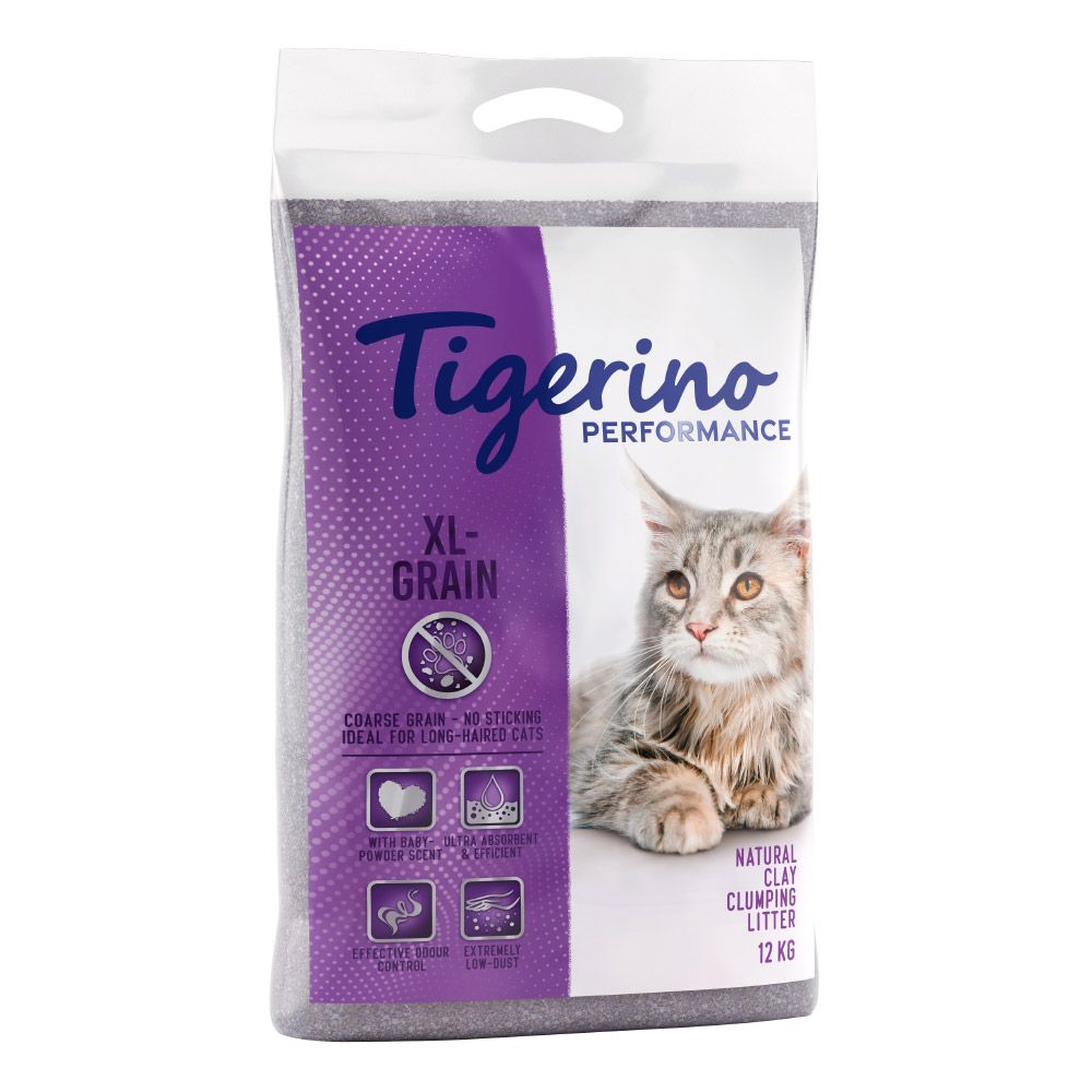 Tigerino Performance XL-Grain Cat Litter – Baby Powder Scent