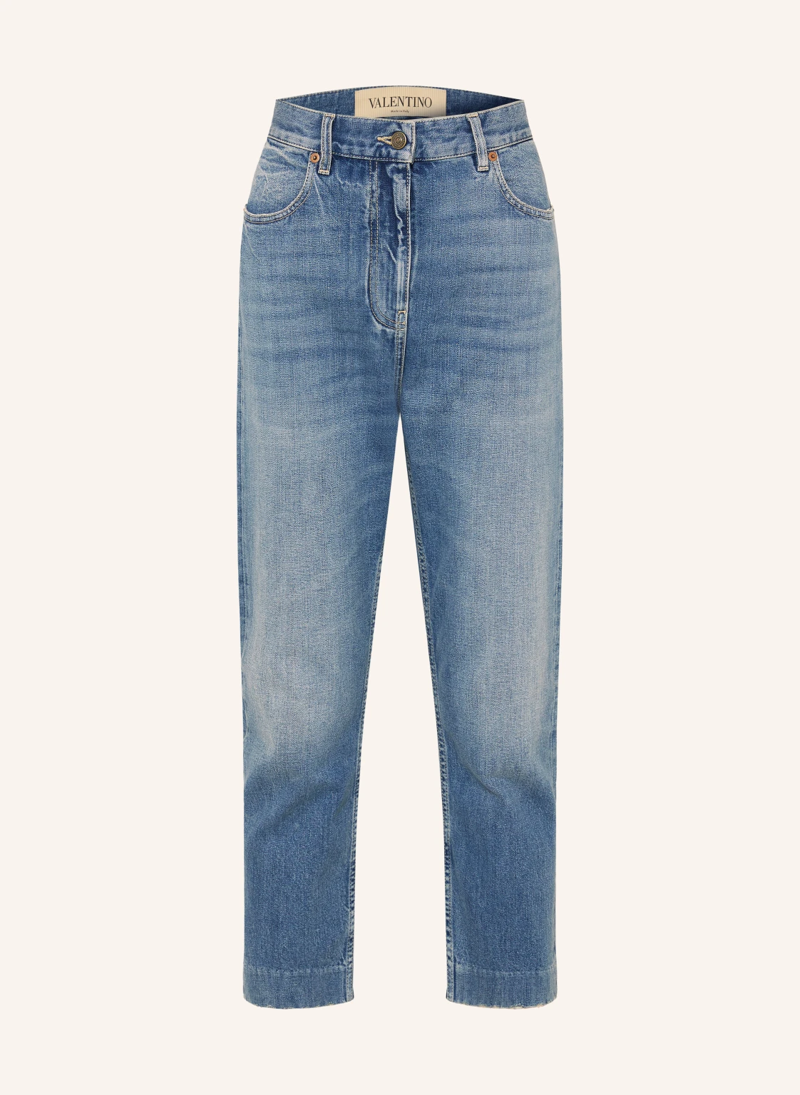 VALENTINO Cropped Jeans SOLID