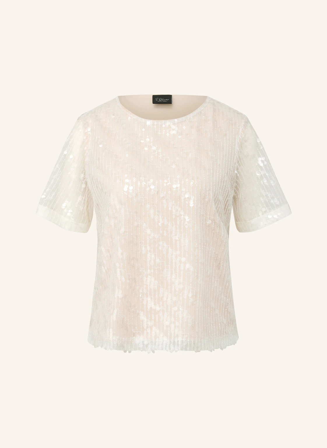 s.Oliver BLACK LABEL Blusenshirt mit Pailletten
