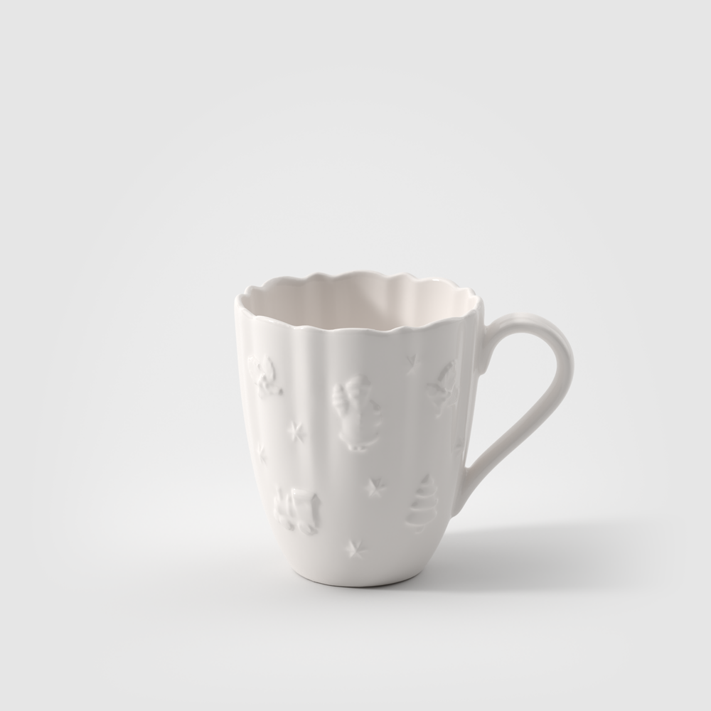 Toy's Delight Royal Classic Mug - White, 8.5 oz, Premium Porcelain