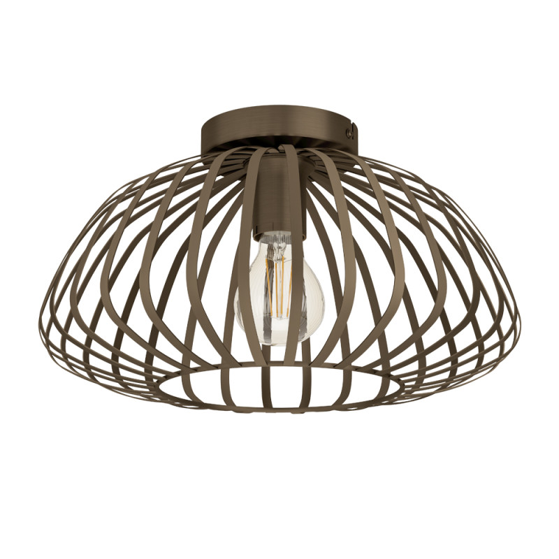 Plafonnier Espinal bronze E27 40 W EGLO