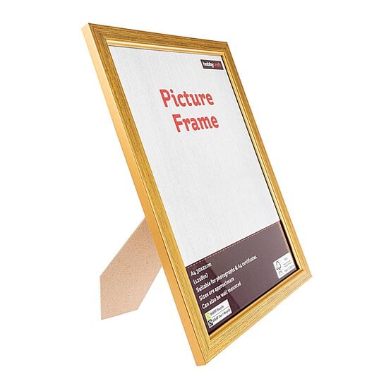 Gold Effect Picture Frame A4