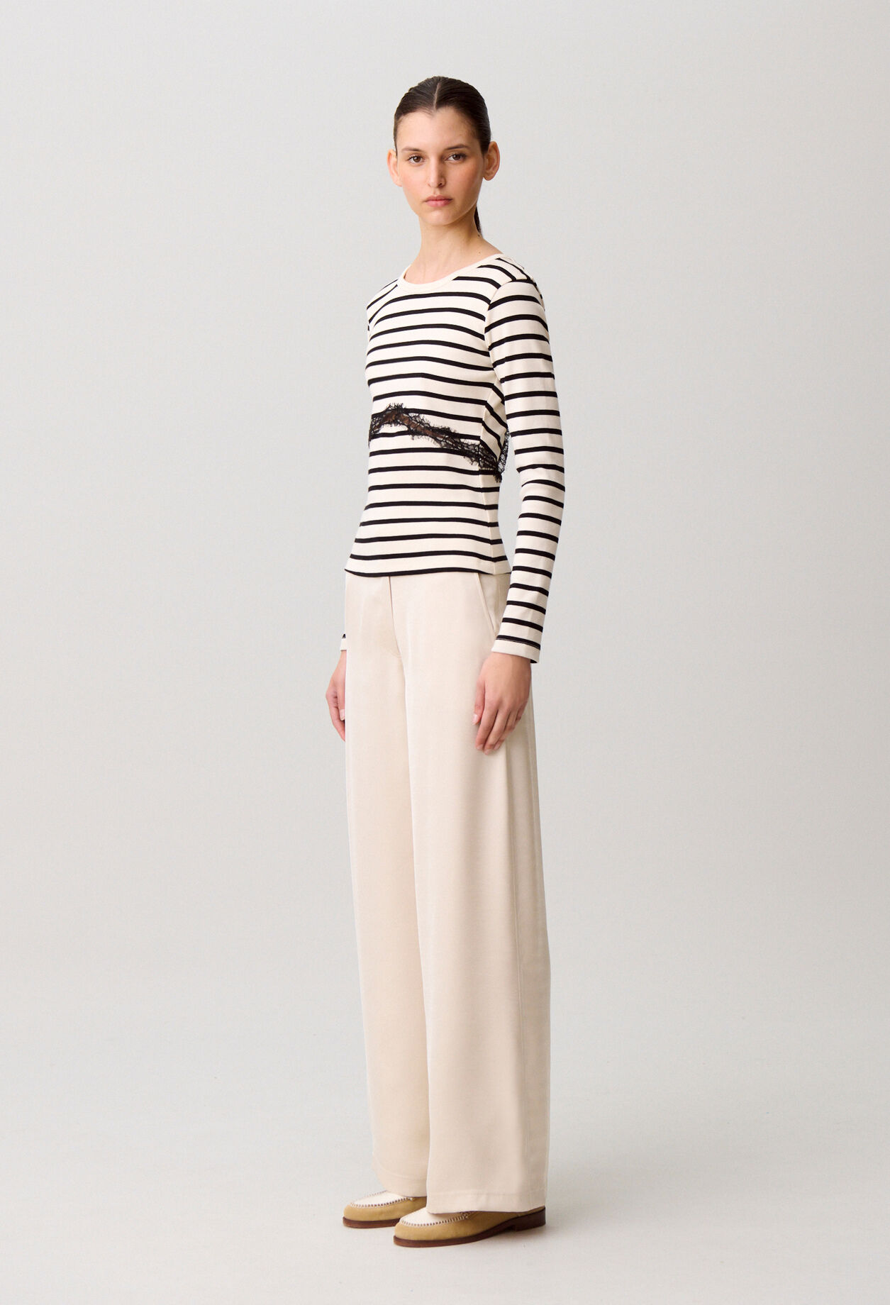 Pantalon satin