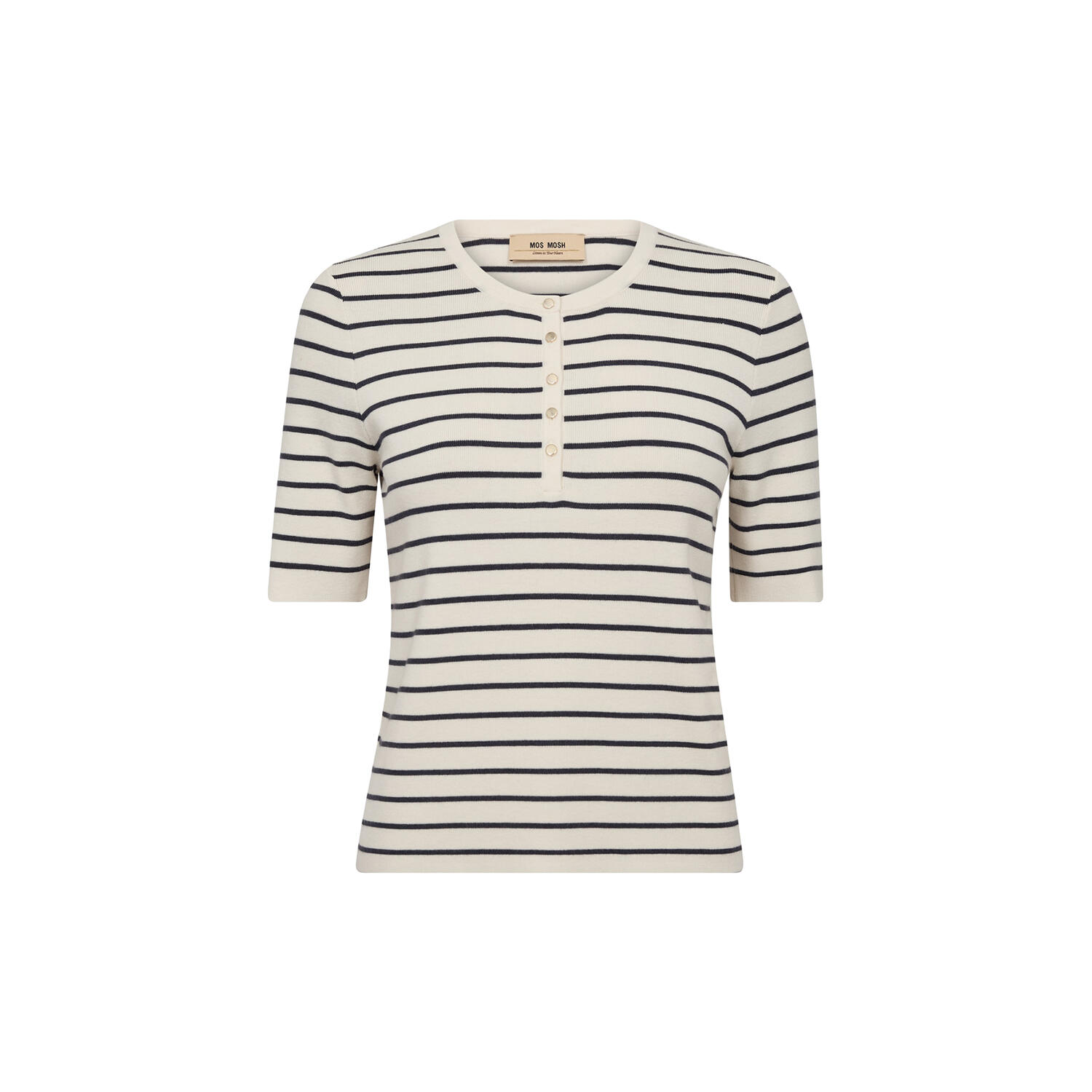 MMAliz Caliz Stripe SS Knit, india ink