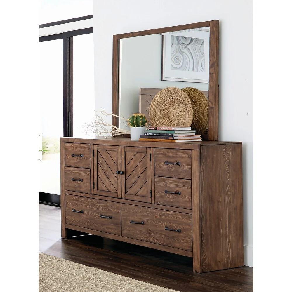 The Gray Barn Sunny River Brown 4-piece Bedroom Set