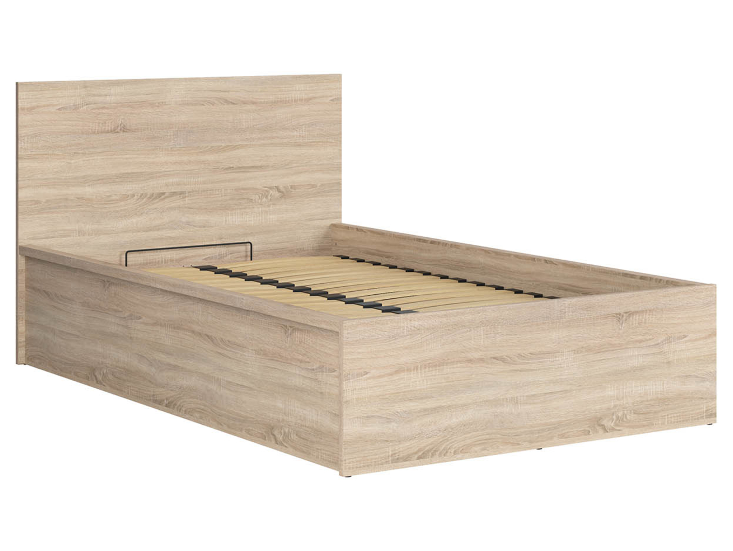 Łóżko Tetrix 120x200 ze stelażem i pojemnikiem dąb sonoma