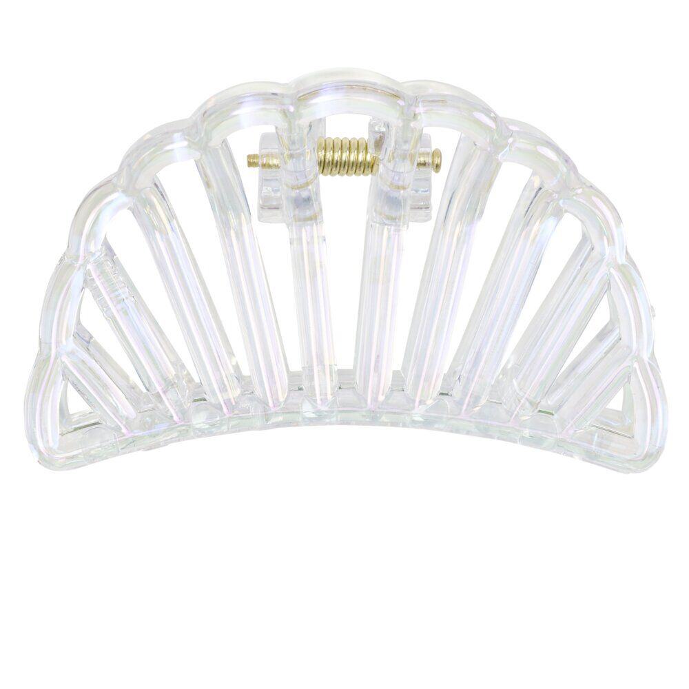 Pince cheveux coquillage blanc nacré L6cm