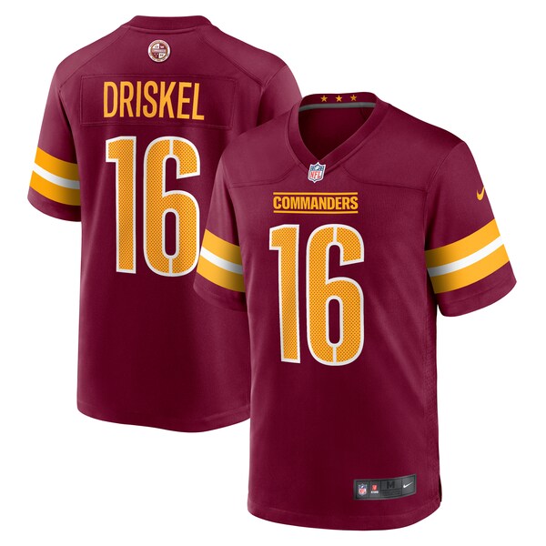 Jeff Driskel Washington Commanders Nike  Game Jersey -  Burgundy