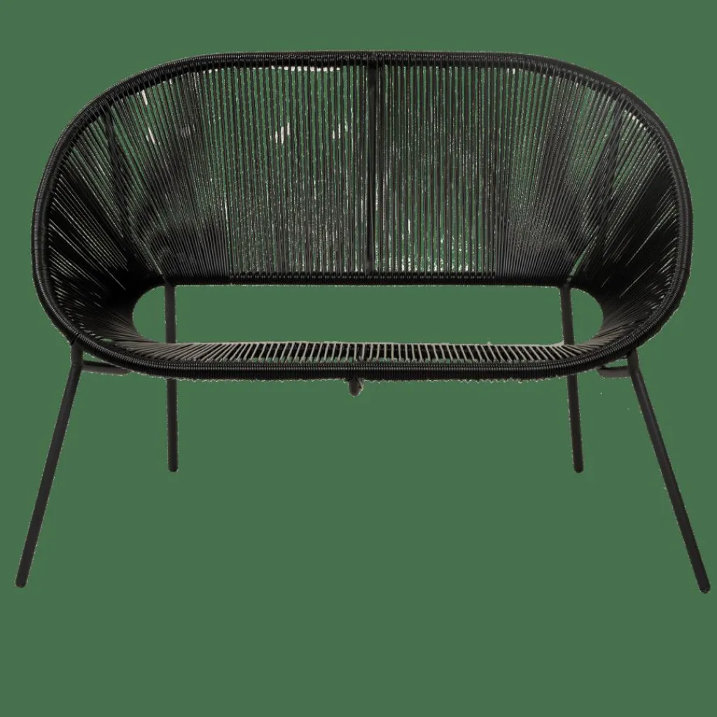 Bancs De Jardin^CASA ACAPULCO Banc Lounge Noir