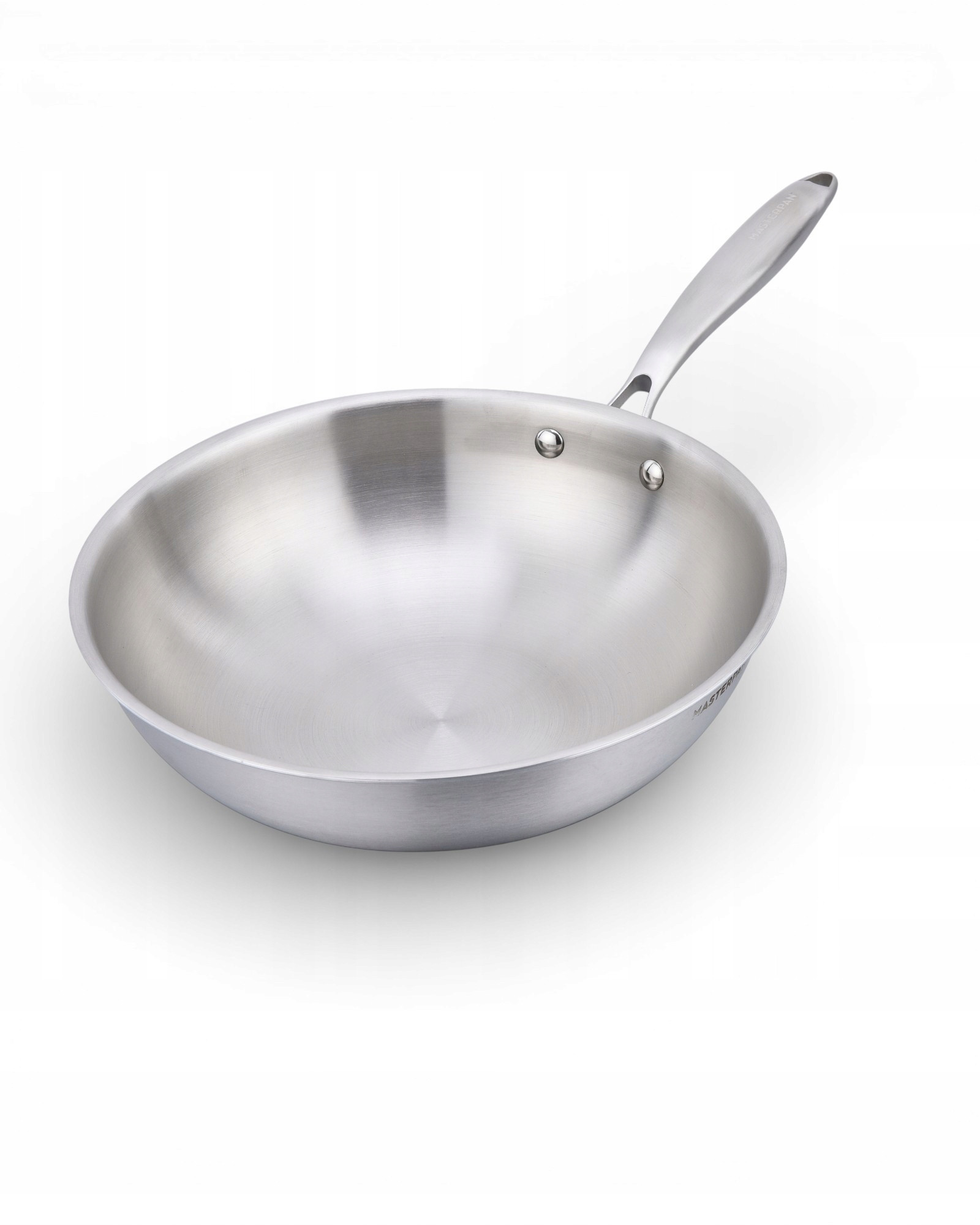 Wok 32 Cm Stal Nierdzewna Masterpan Indukcja Gaz
