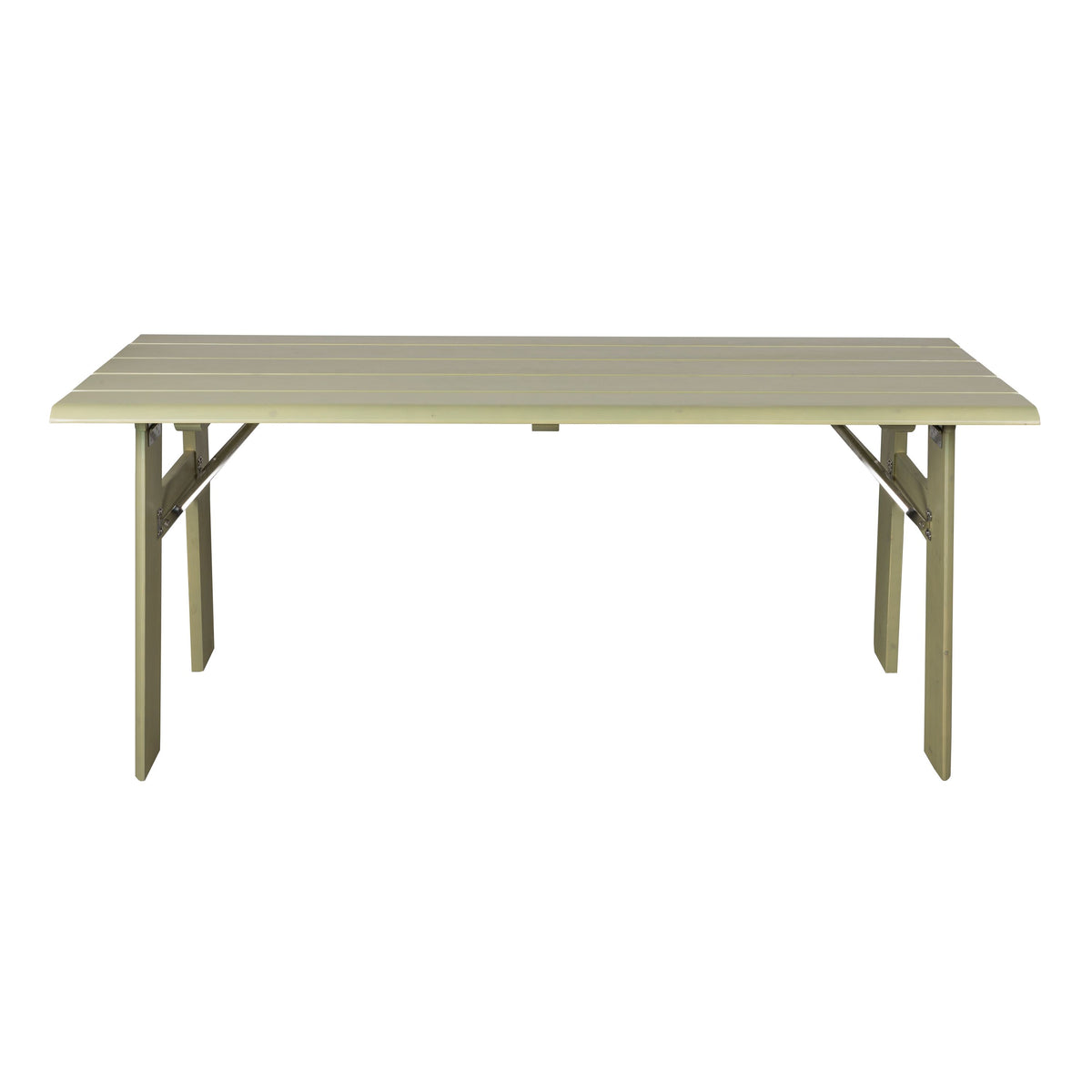Zuiver Avenue Tuintafel/ Picknicktafel Opklapbaar 180x79 cm Hout Groen