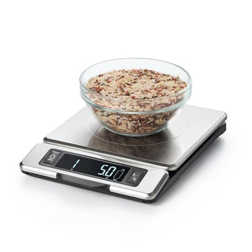 OXO Good Grips Digital Food Kitchen Food Scale w/ Pull Out Display | Stainless Steel