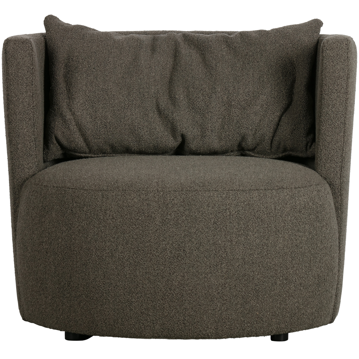 vtwonen fauteuil Explore - Bouclé - Bruin - 81x96x92