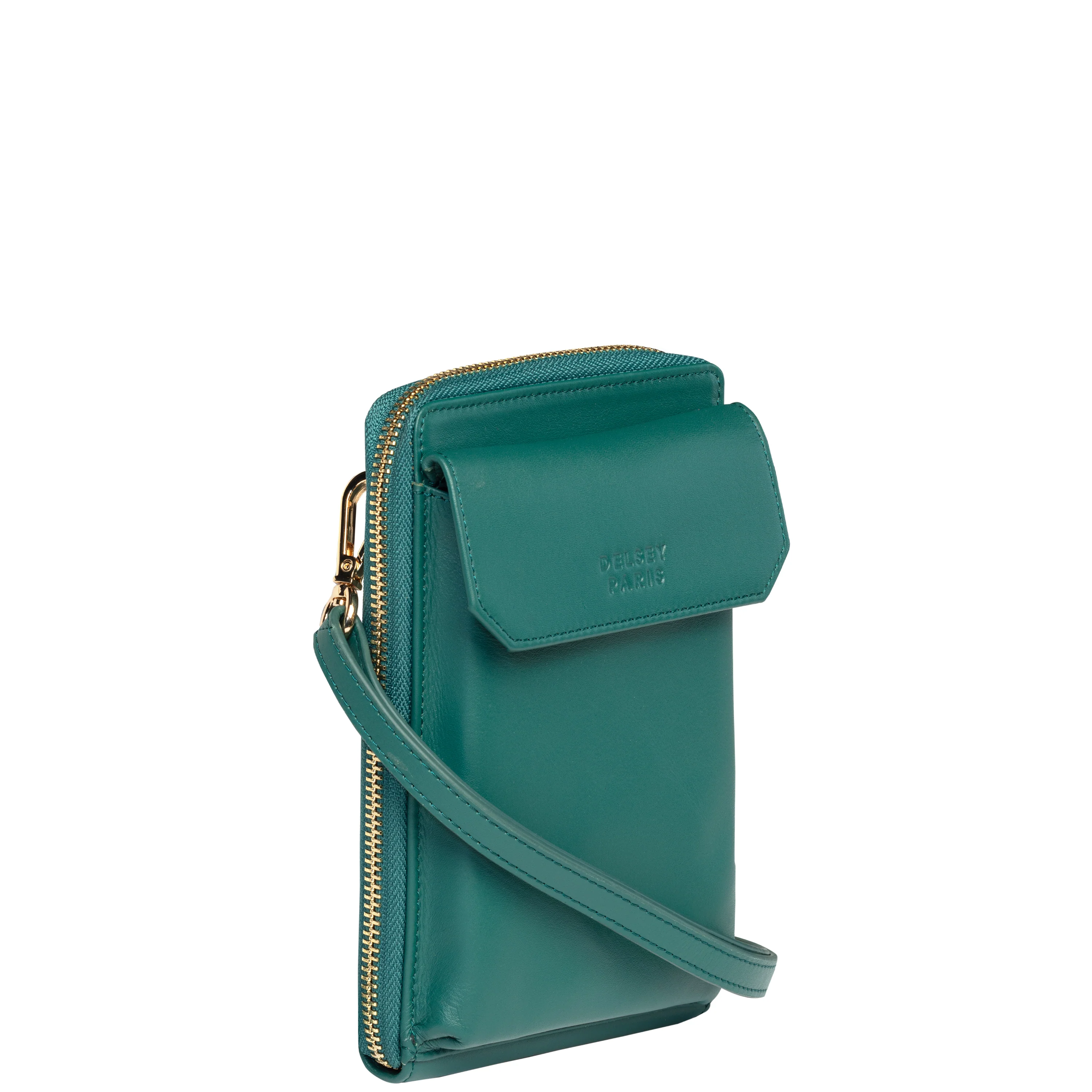 LE CUIR LISSE - SAC BANDOULIÈRE ZIP VERTICAL