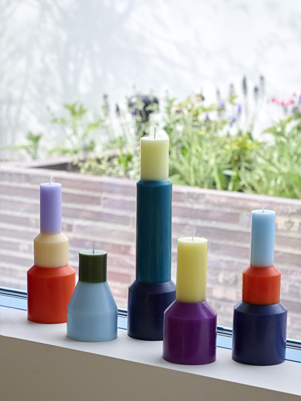 Bougie pillar bleu electrique s - hay bleu/orange