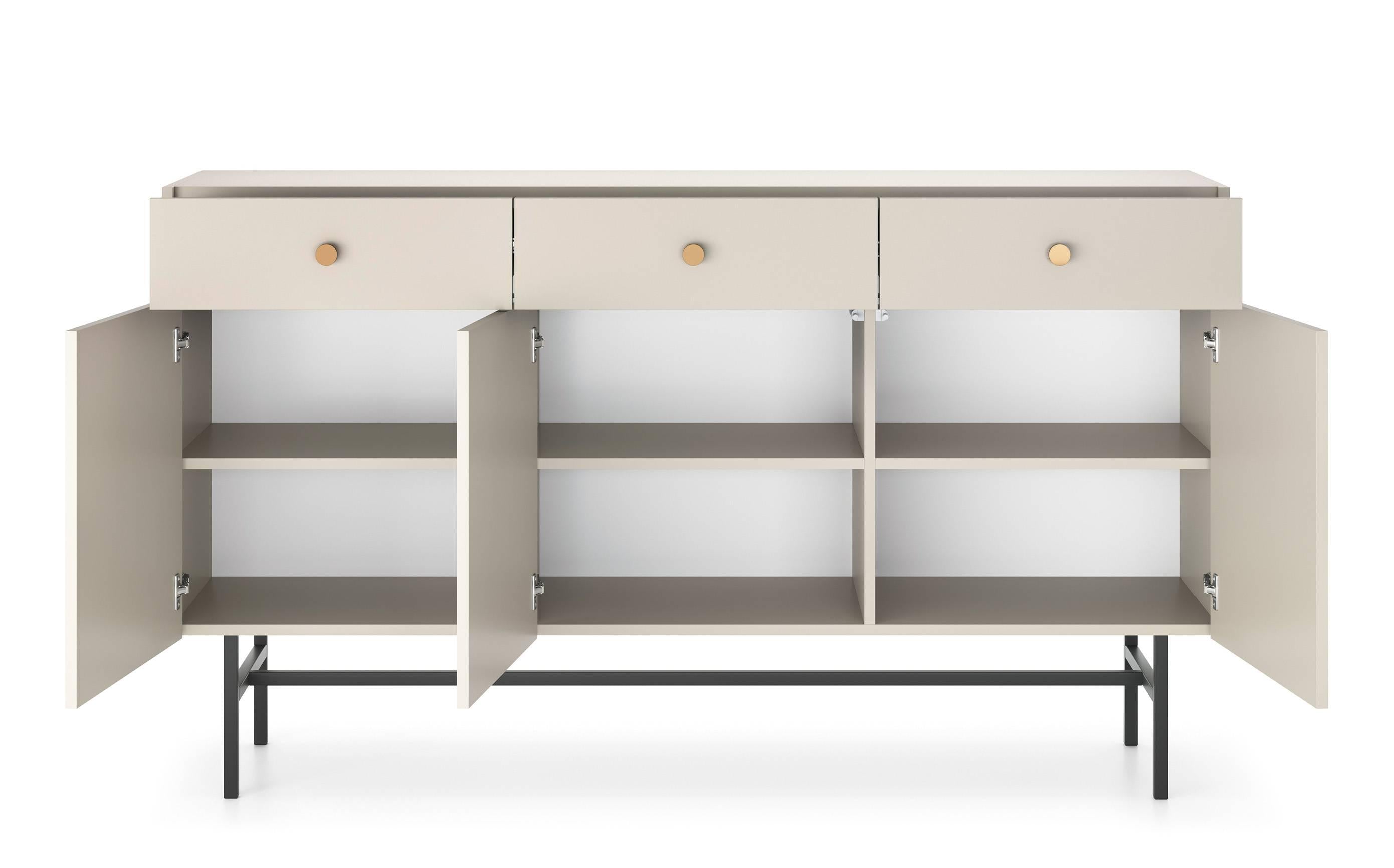 by fonQ Scandiva Dressoir 3-deurs - Greige