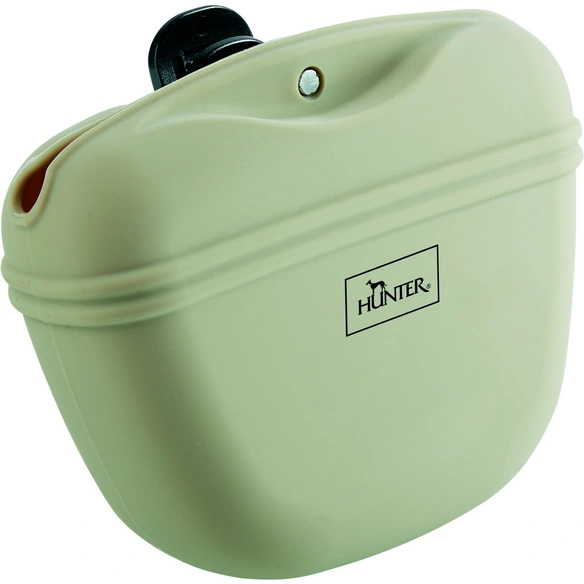 Snackbeutel, für Hunde, Silikon/Kunststoff, beige