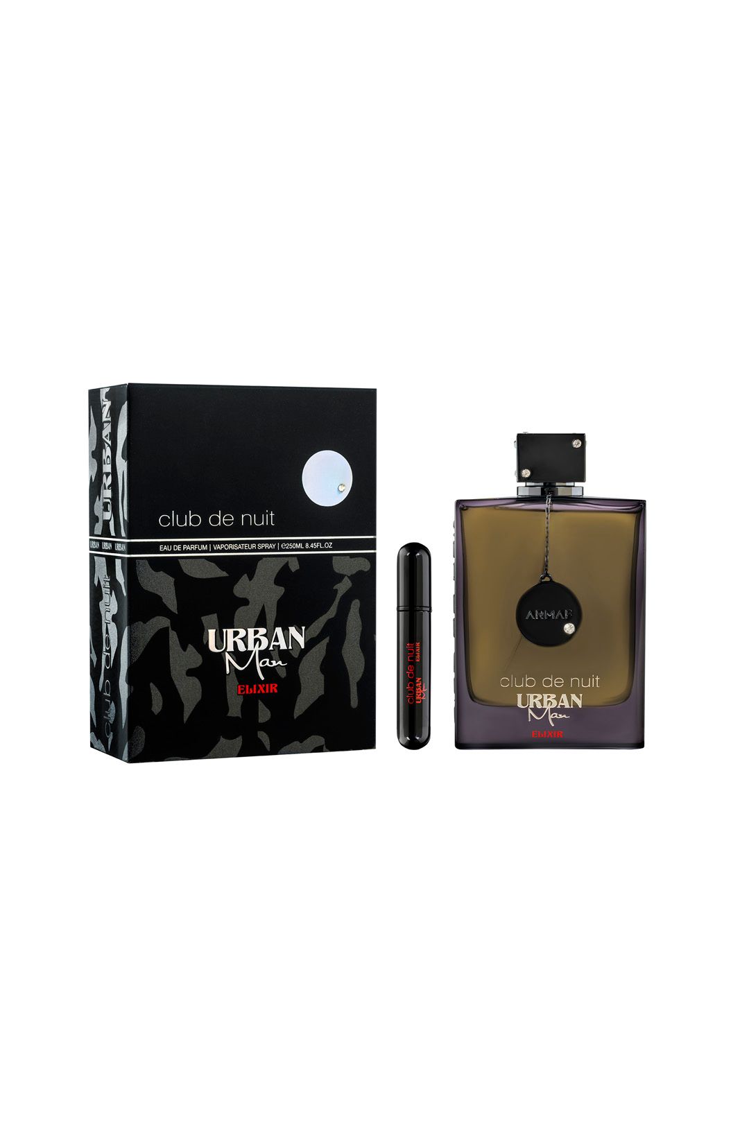ARMAF Club De Nuit Urban Man Elixir Eau De Parfum 250ml   FREE Refillable 5ml