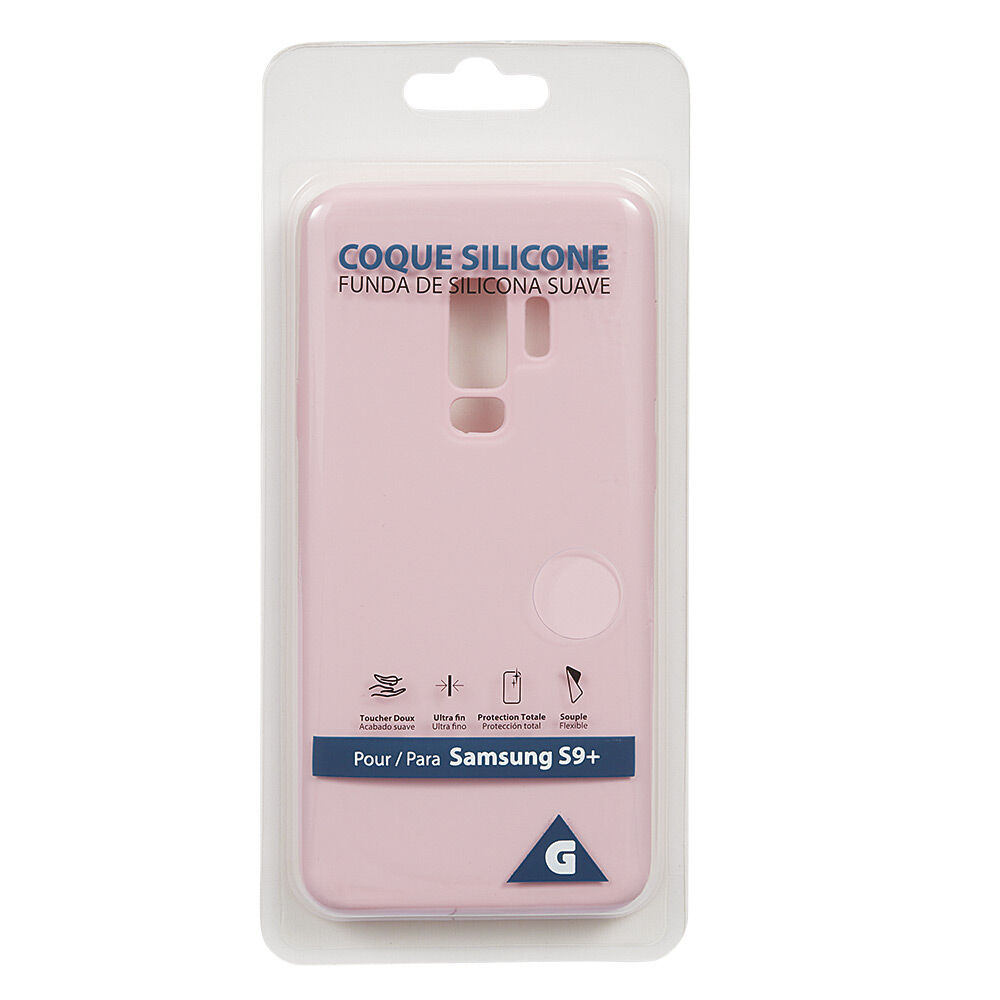 Coque en silicone Samsung S9  rose