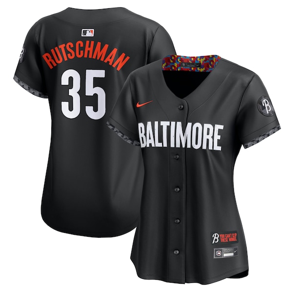 Adley Rutschman Baltimore Orioles Nike Women's City Connect Limited Jersey – Black