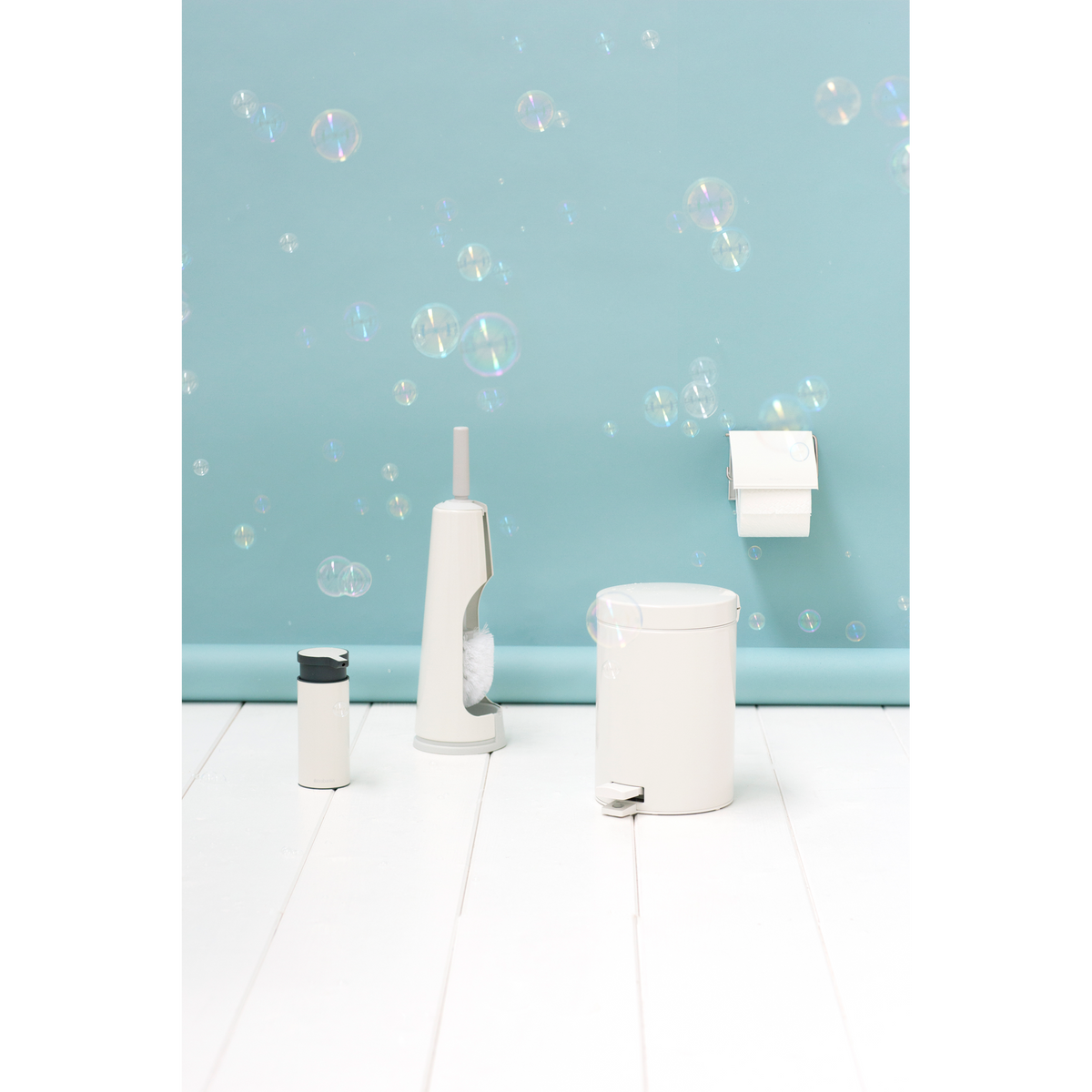 Brabantia ReNew Toiletborstel met houder - White